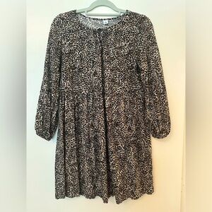 Old Navy Leopard babydoll dress